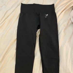 Black gymshark leggings! Barely worn!